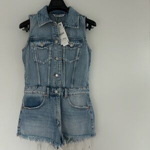 Zara Denim Jumpsuit